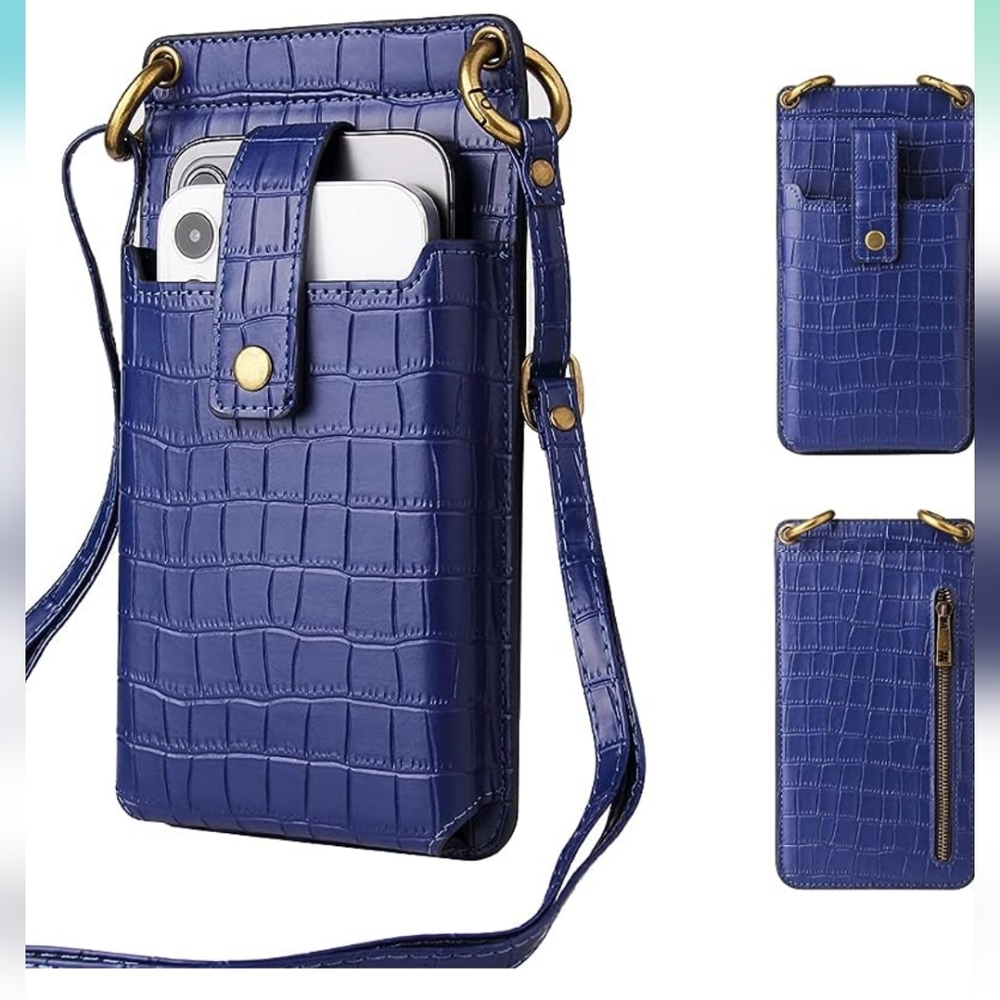 Cell Phone Purse, Small Wallet Purses and Handbags with 2 Shoulder Strap